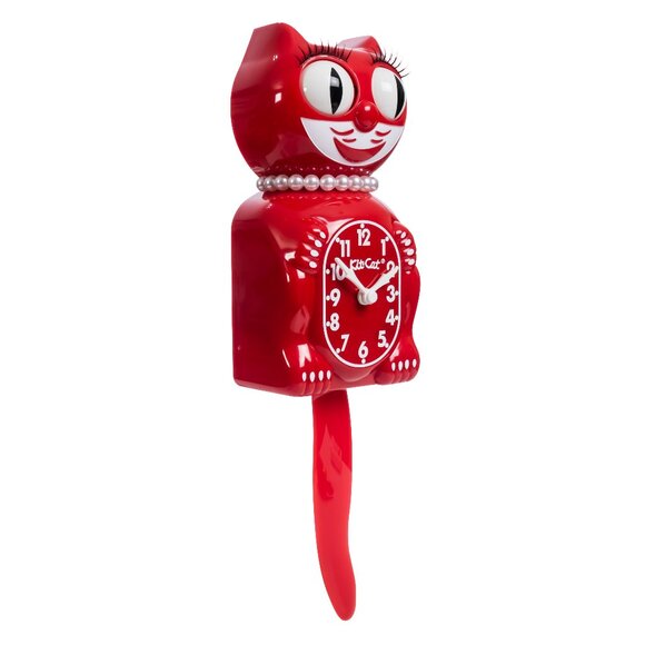 Classic Red Lady Limited Edition Kit-Cat Klock Clock - Picture 2 of 5